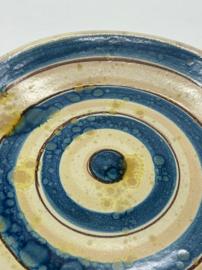 Set of 3 Hand‑Painted Alessi Ceramic Plates – Caltagirone, Italy