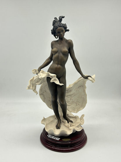 Giuseppe Armani “Florence” Figurine | 1996 Italian Sculpture, Original Base & Plaque