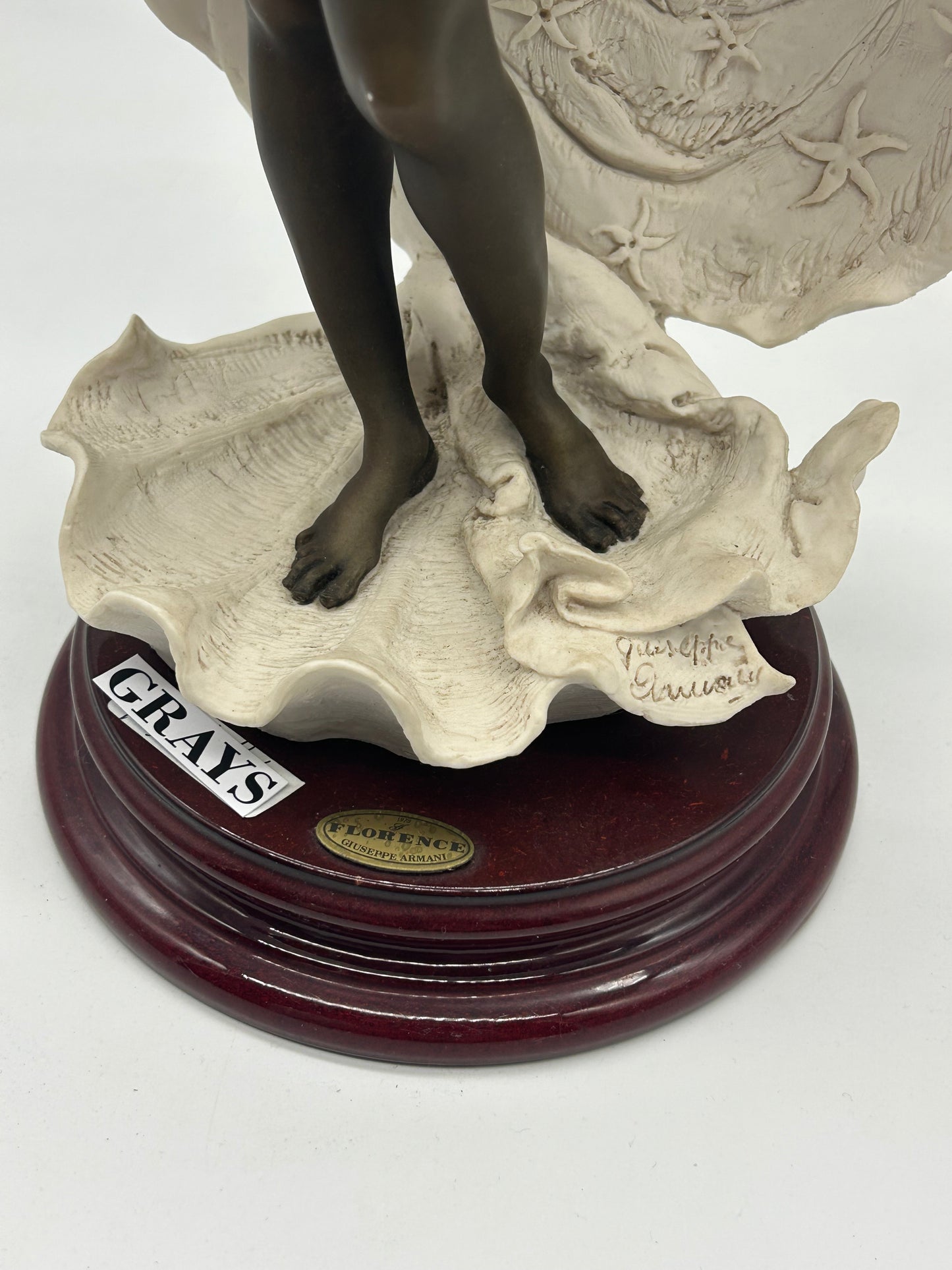 Giuseppe Armani “Florence” Figurine | 1996 Italian Sculpture, Original Base & Plaque