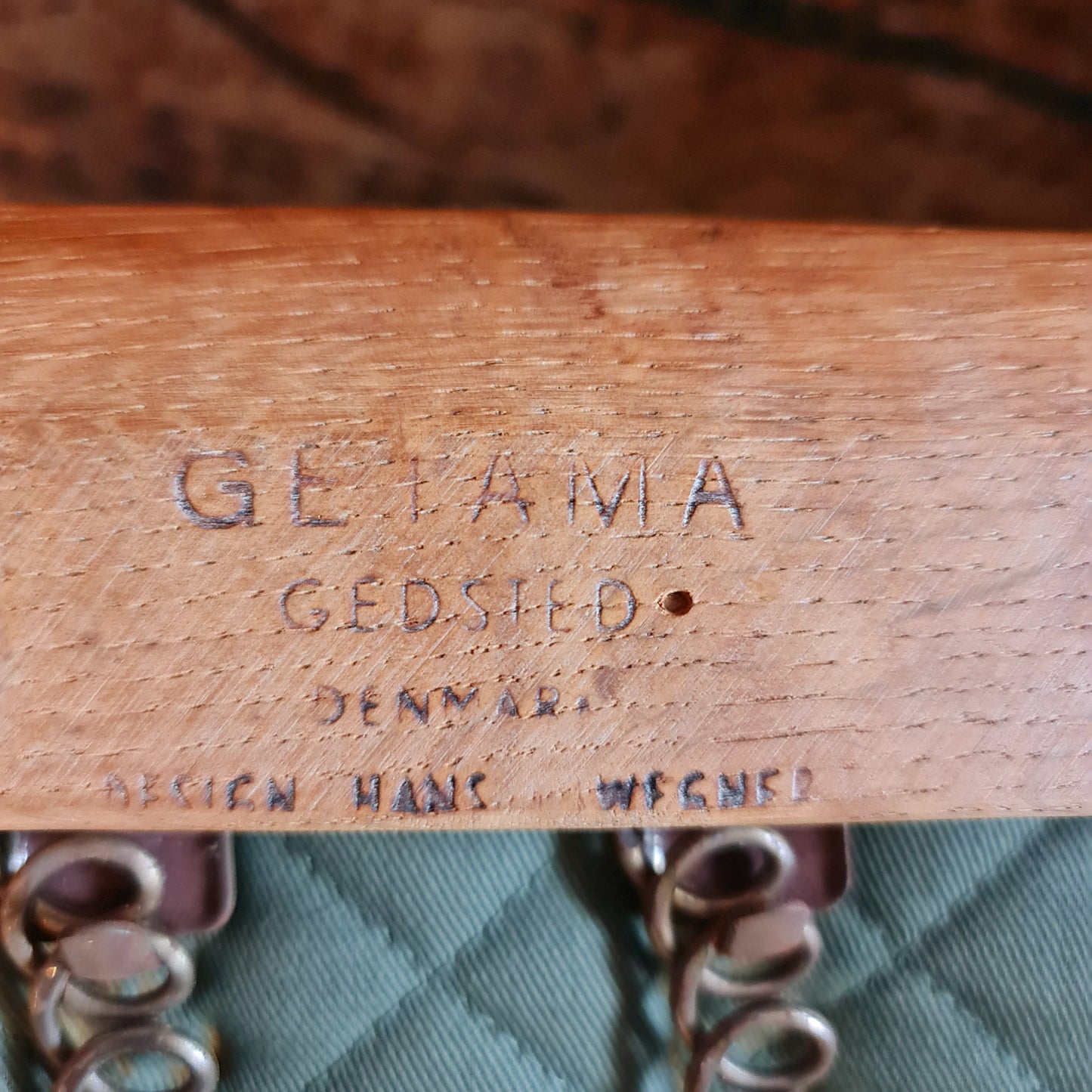 Plank Chair Hans Wegner Oak Getama Leather