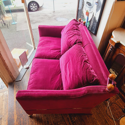 Couch or Sofa in the Knole Style with Feather Cushions Duresta England