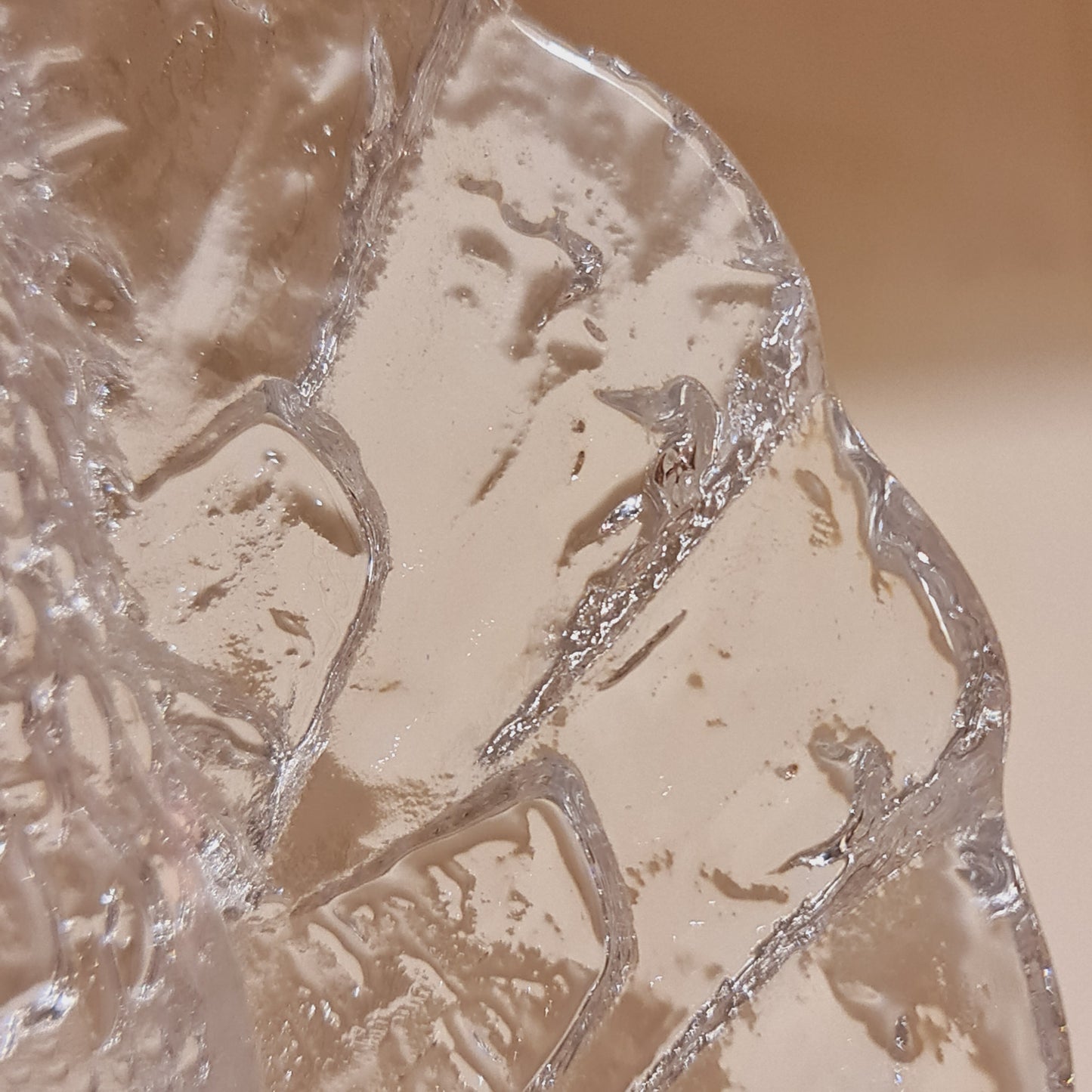 Glass Display Figure in the shape of Pheasant