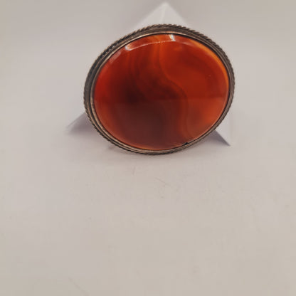 Amber brooch in Silver Frame A/F