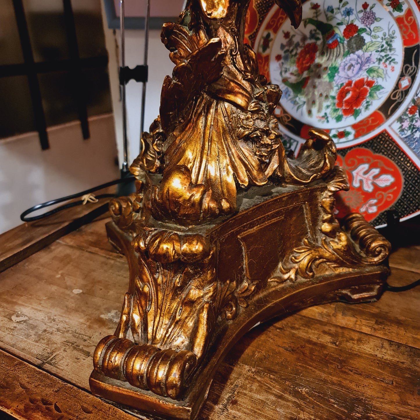 Pair of Candlesticks in the Rococo Style Reproduction