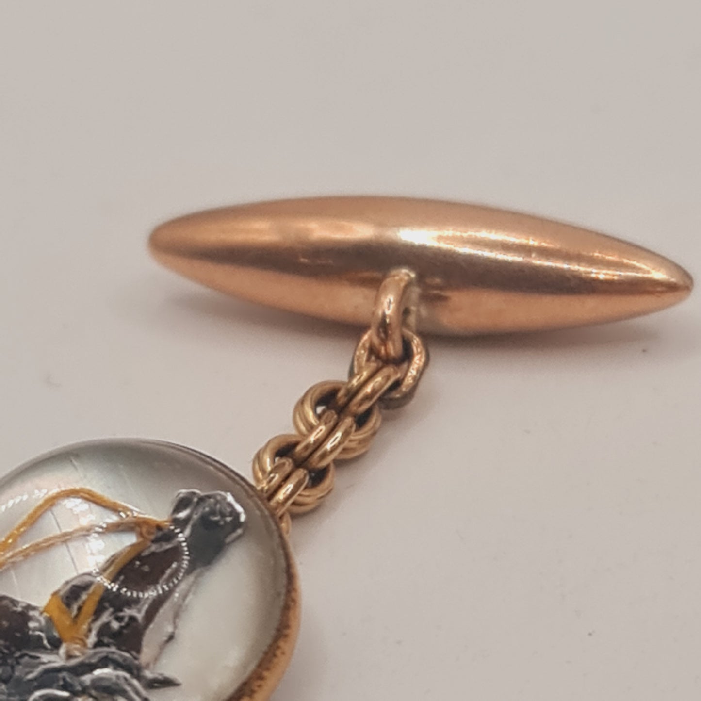Gold plated Horse or Equestrian Vintage Cufflinks