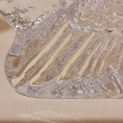 Glass Display Figure in the shape of Pheasant
