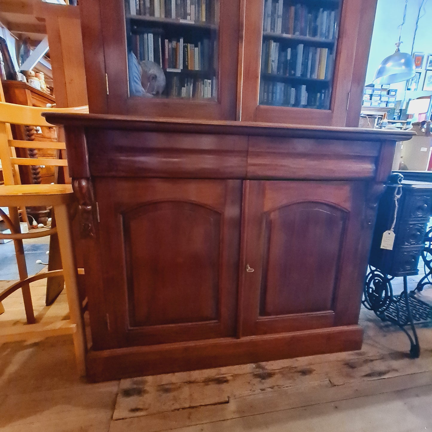 Bookcase Display Cabinet with Storage