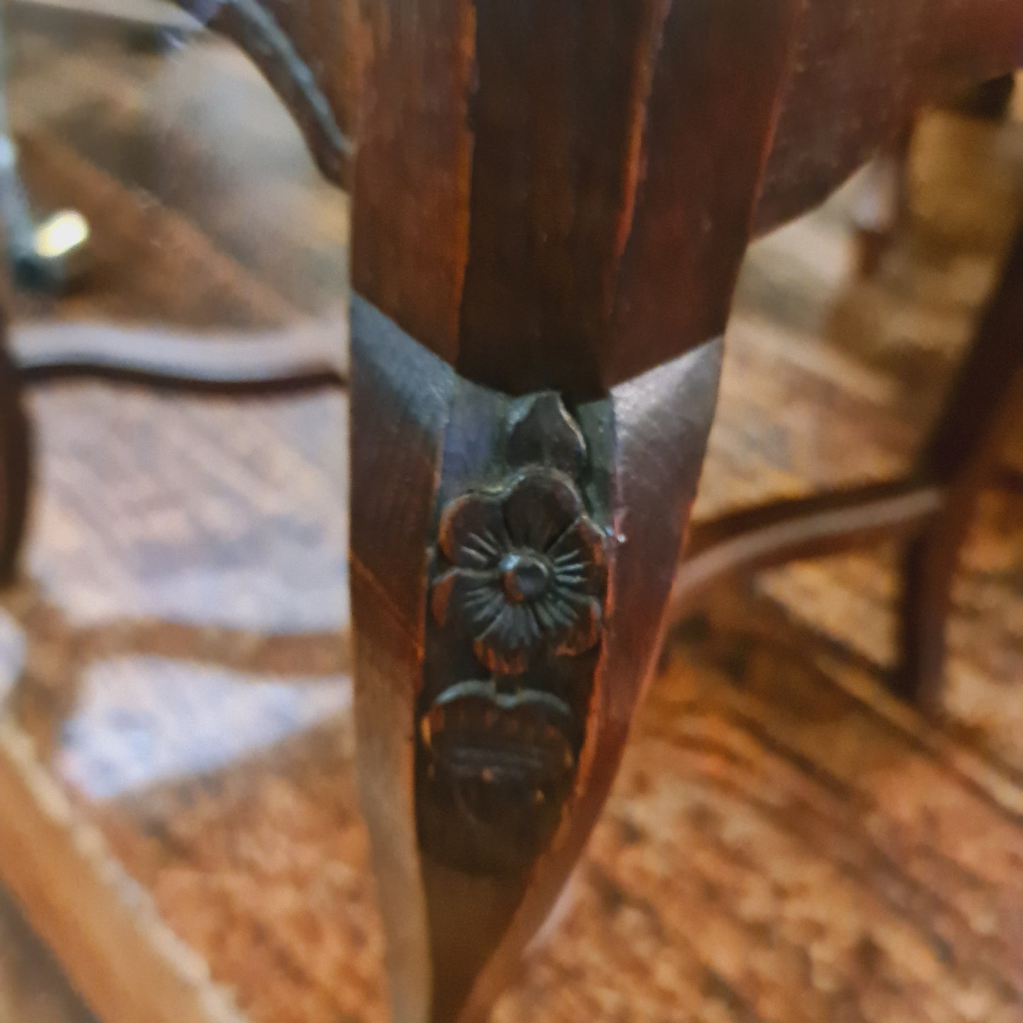 Dining Chair Antique Oak French France