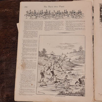 Six Volumes of the Boys Own Paper from the 1890's