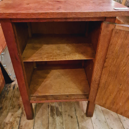 Bedside Cabinet Vintage Antique arts and Crafts Period