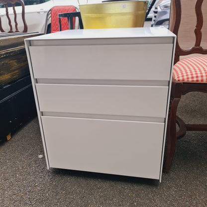 Drawer Unit Folded Steel Aero White