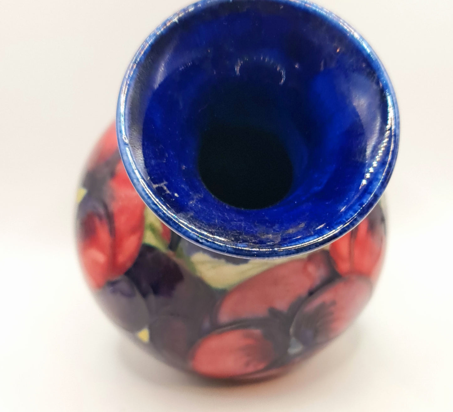 Pottery Moorcroft Vase Poppy William Art Nouveau