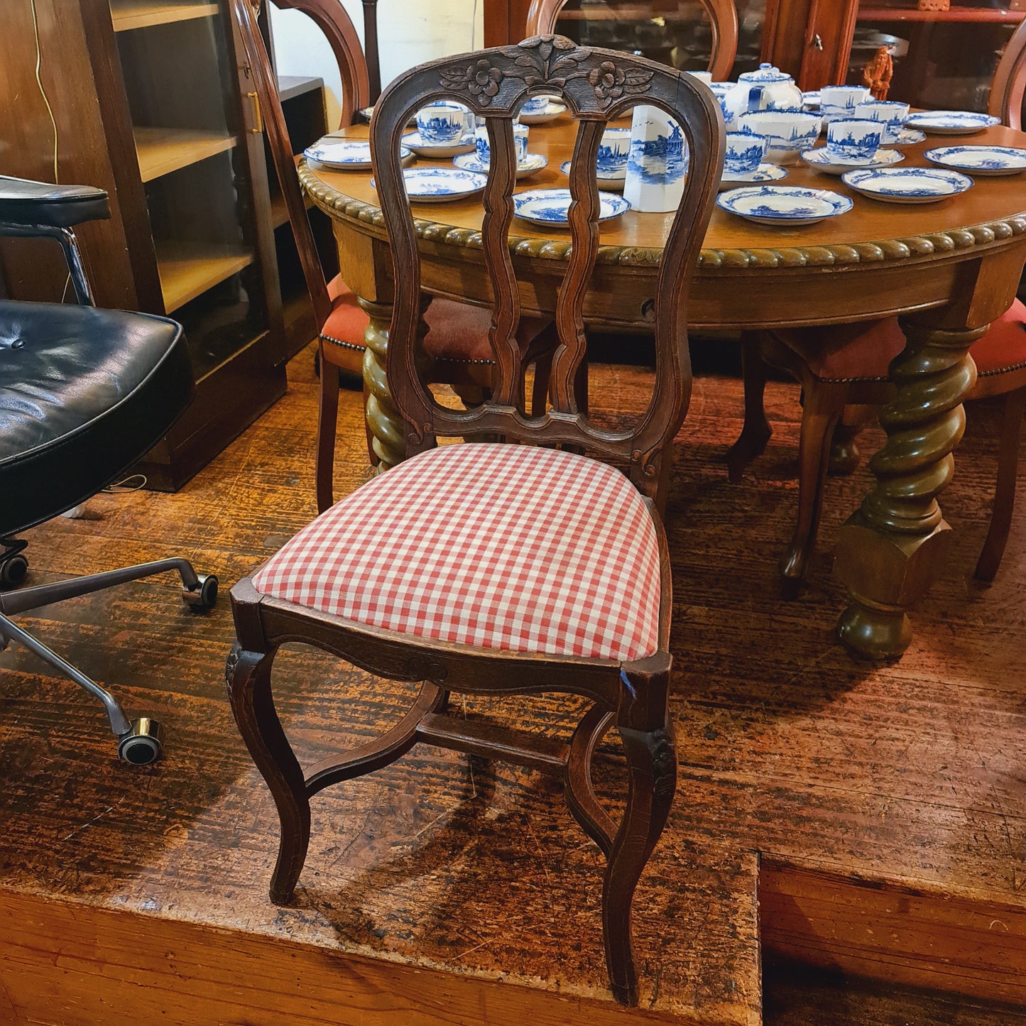 Dining Chair Antique Oak French France