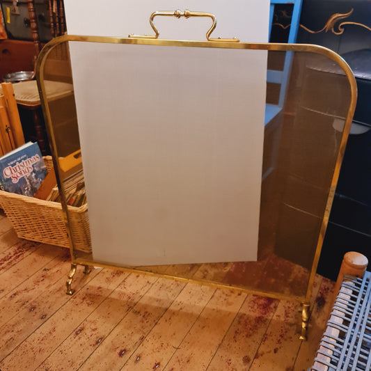 Spark Screen Firetools Accessories Brass Flat Antique Style