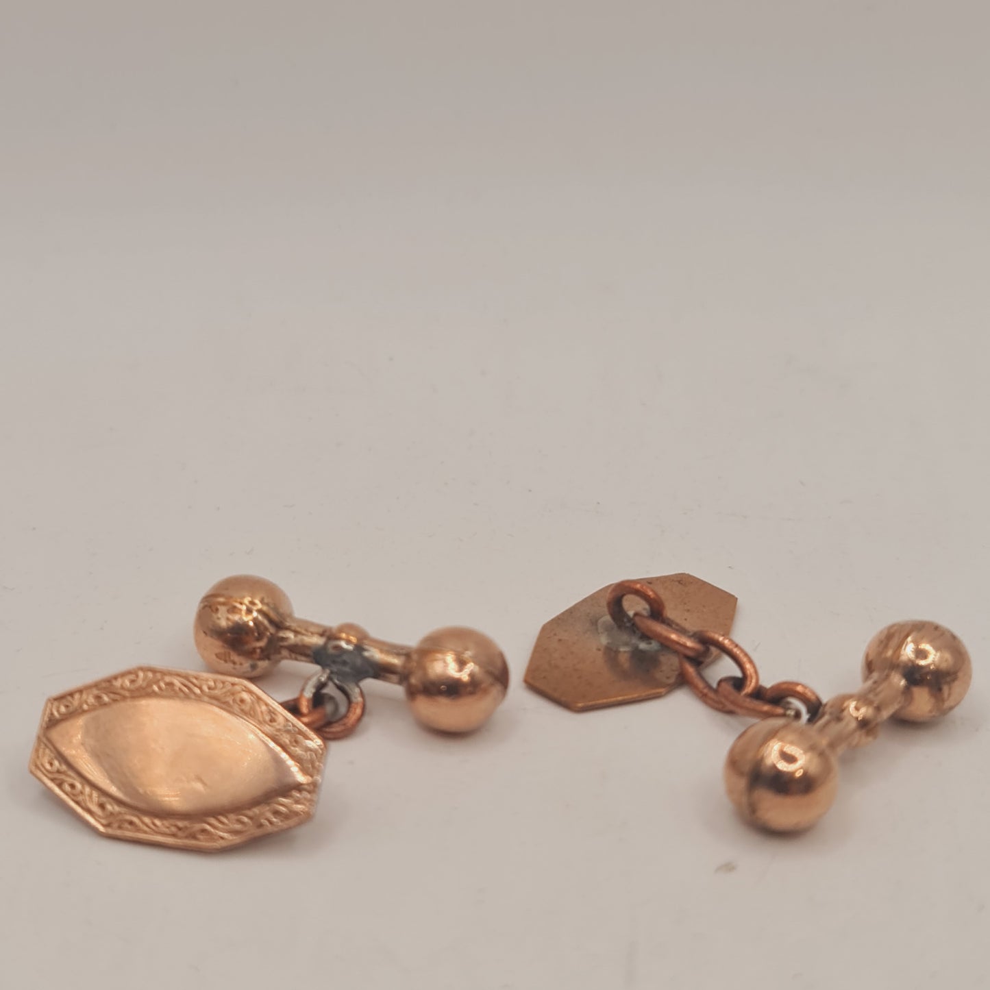 Vintage Gold Plated Chain Link Cufflinks