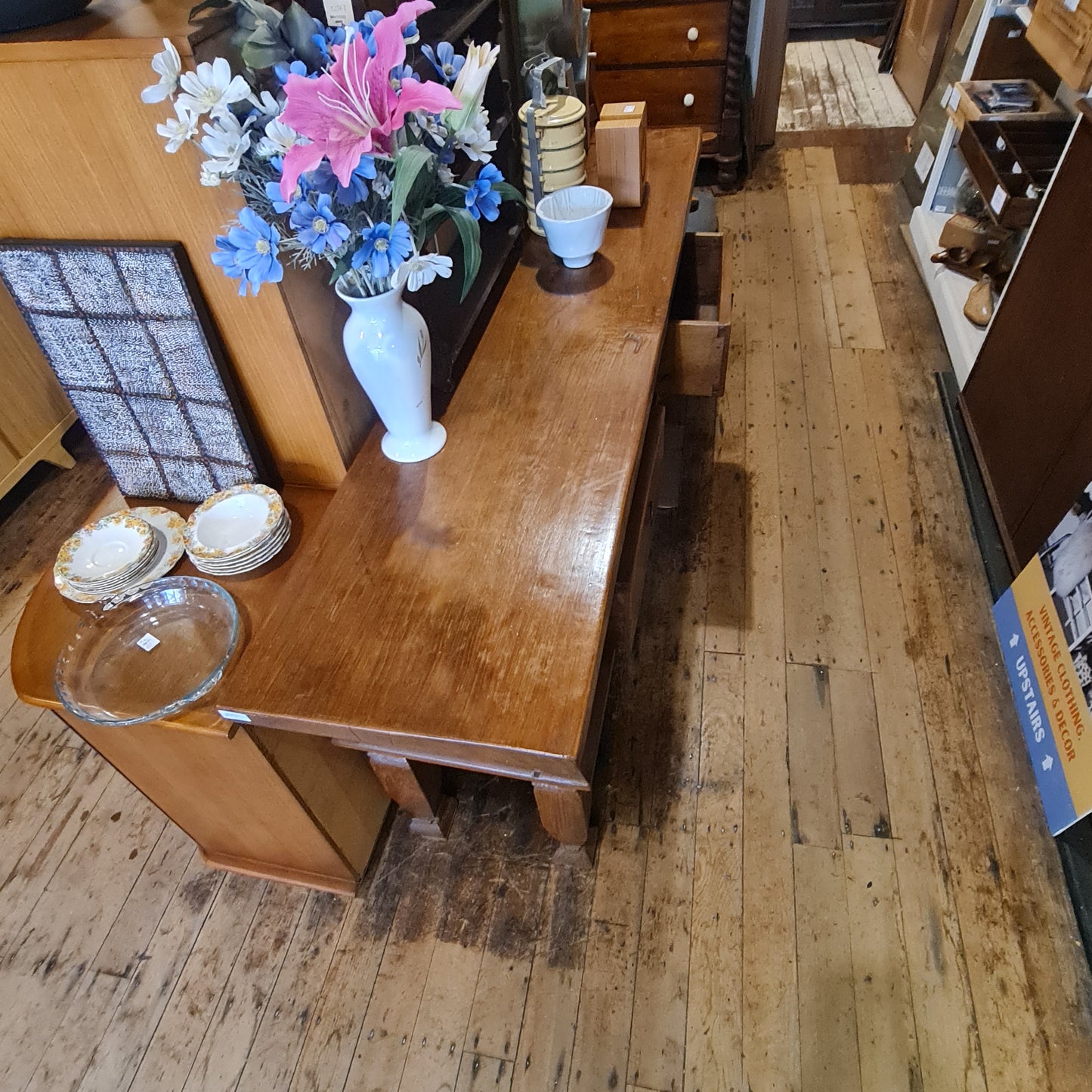 Teak Sideboard in the Rustic Style