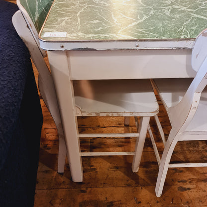 Retro Kitchen Table and Six 6 Chairs 1950 Formica