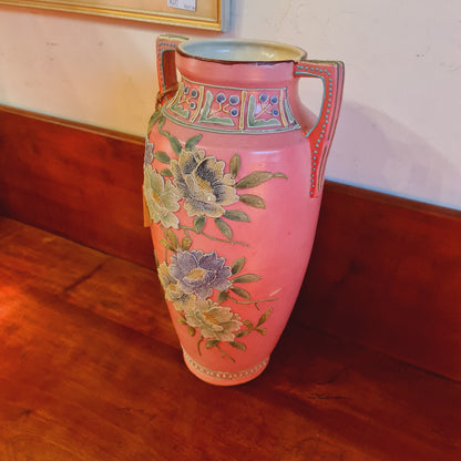 Art Nouveau Two Handled Pottery Vase