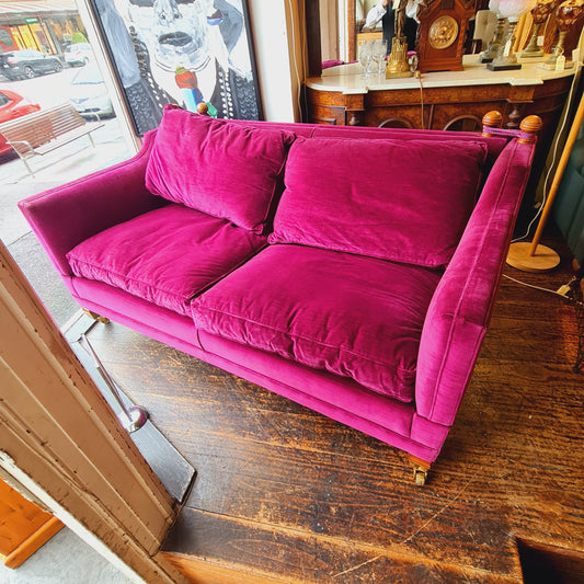 Couch or Sofa in the Knole Style with Feather Cushions Duresta England