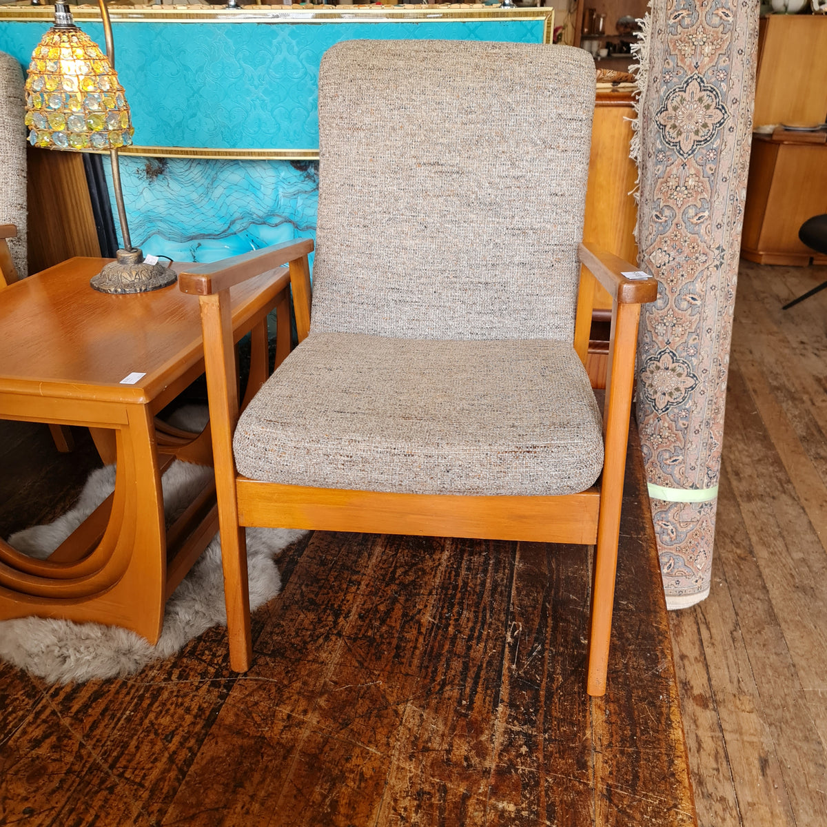 Armchair in the Retro Vintage 1970's Style