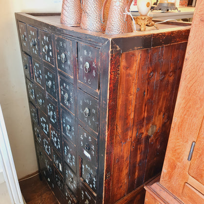 Antique Chinese Furniture Apothecary Drawers Medical Medicine