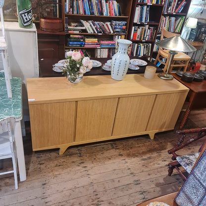 Modern Blondewood Sideboard AV Base