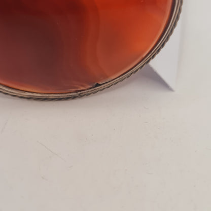 Amber brooch in Silver Frame A/F