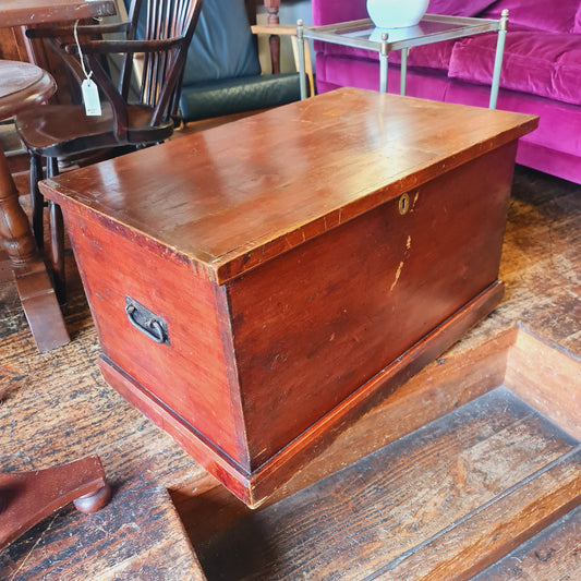 Antique Wooden Trunk Box