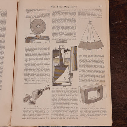 Six Volumes of the Boys Own Paper from the 1890's
