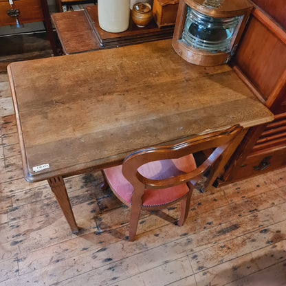 Oak Desk Compact for Home Office Antique