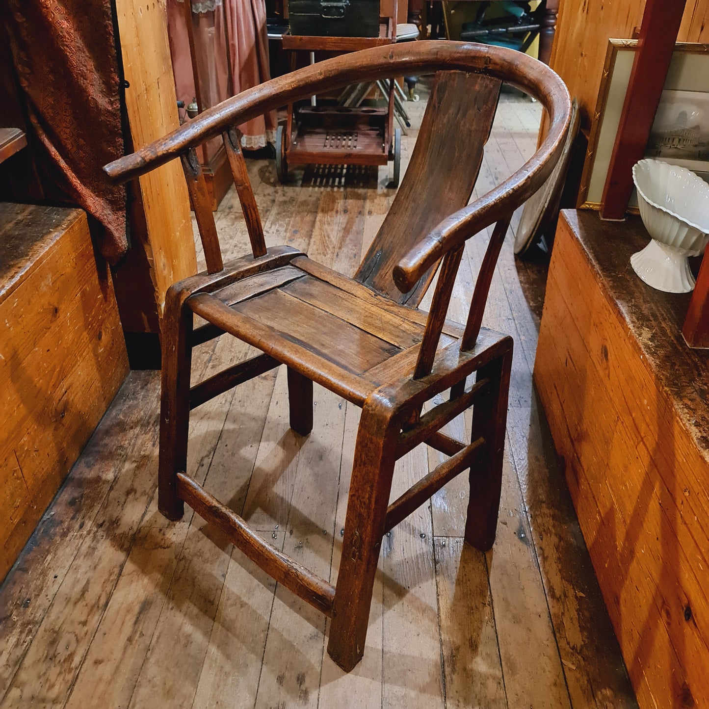 Chinese Armchair made from Elm | Qing Period