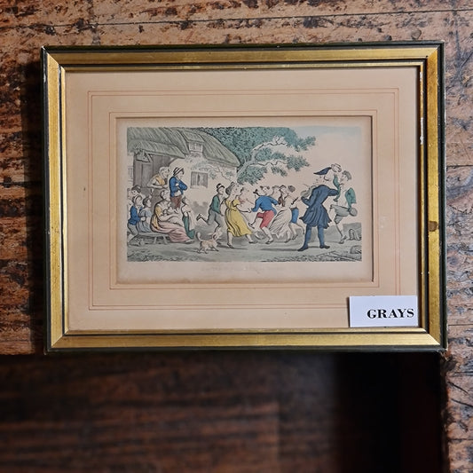 Hand Coloured Engraving Cartoon Thomas Rowlandson