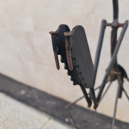 Metal Sculpture Grasshopper Steel Welded Art Garden
