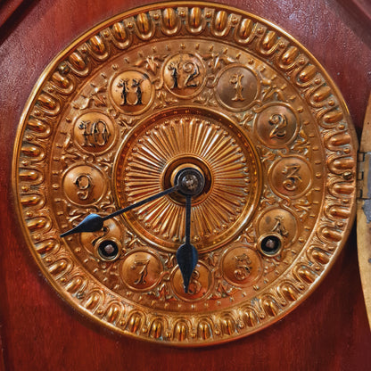 Ansonia Mantel Clock Antique with Wooden Case