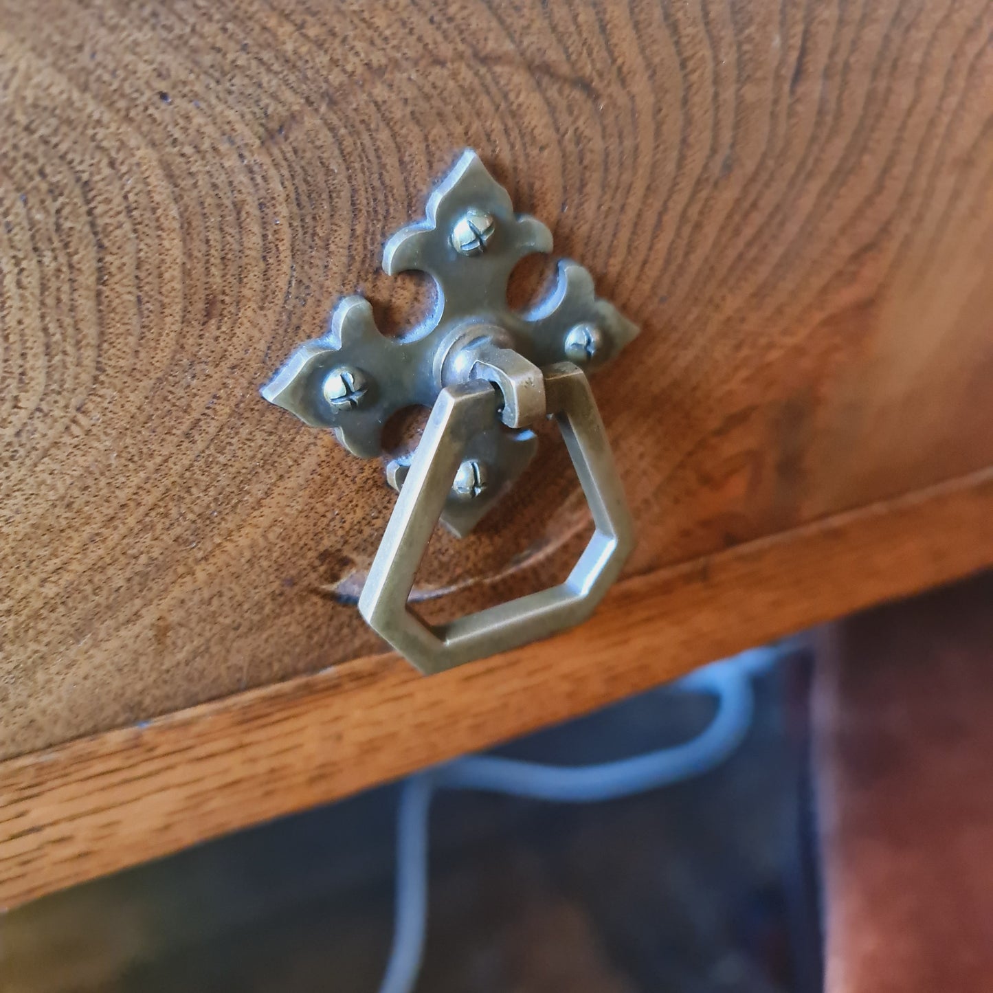 Antique Desk or Hall Table with Drawers