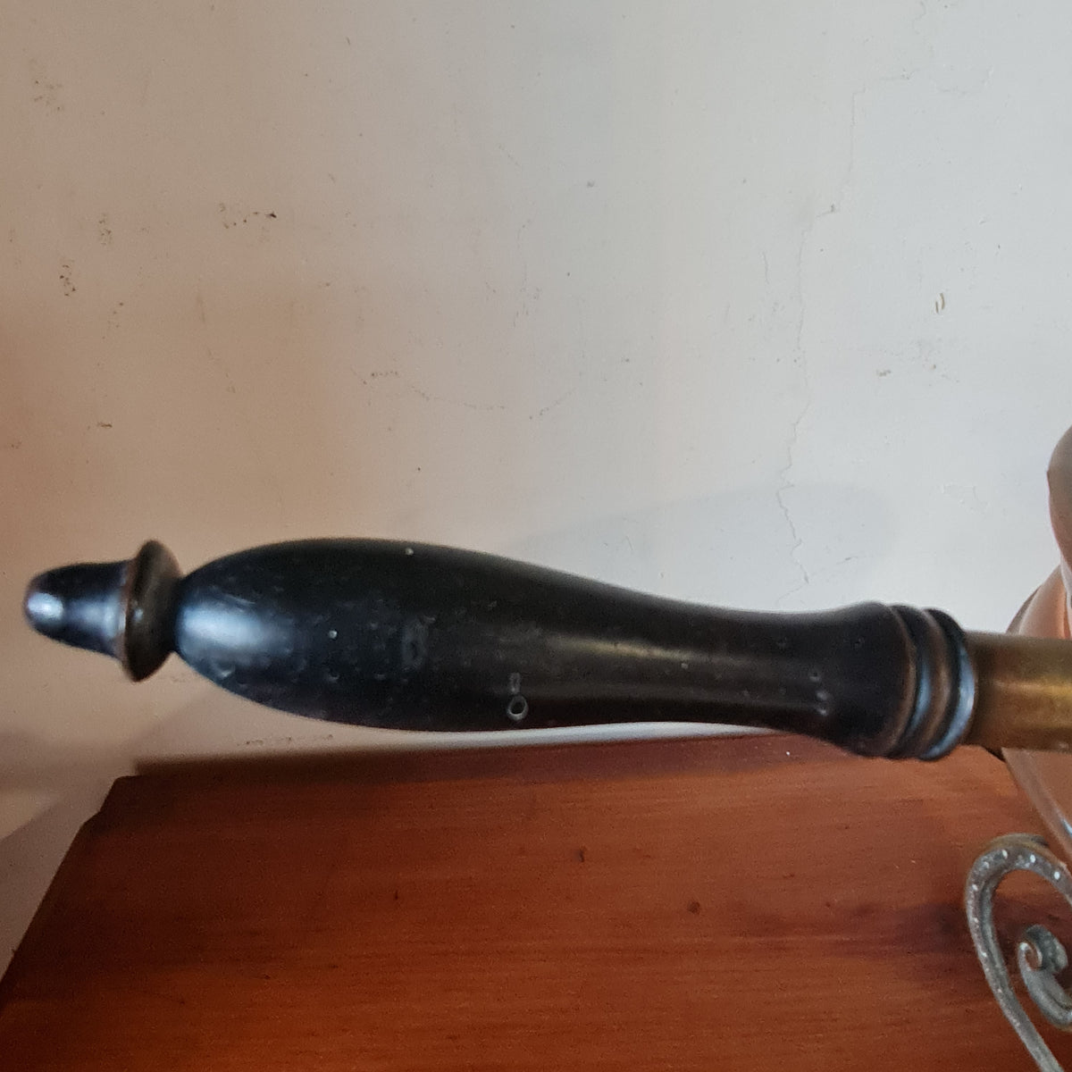 Copper Warming Pan with Tin Lining made in Germany with Stand and Burner
