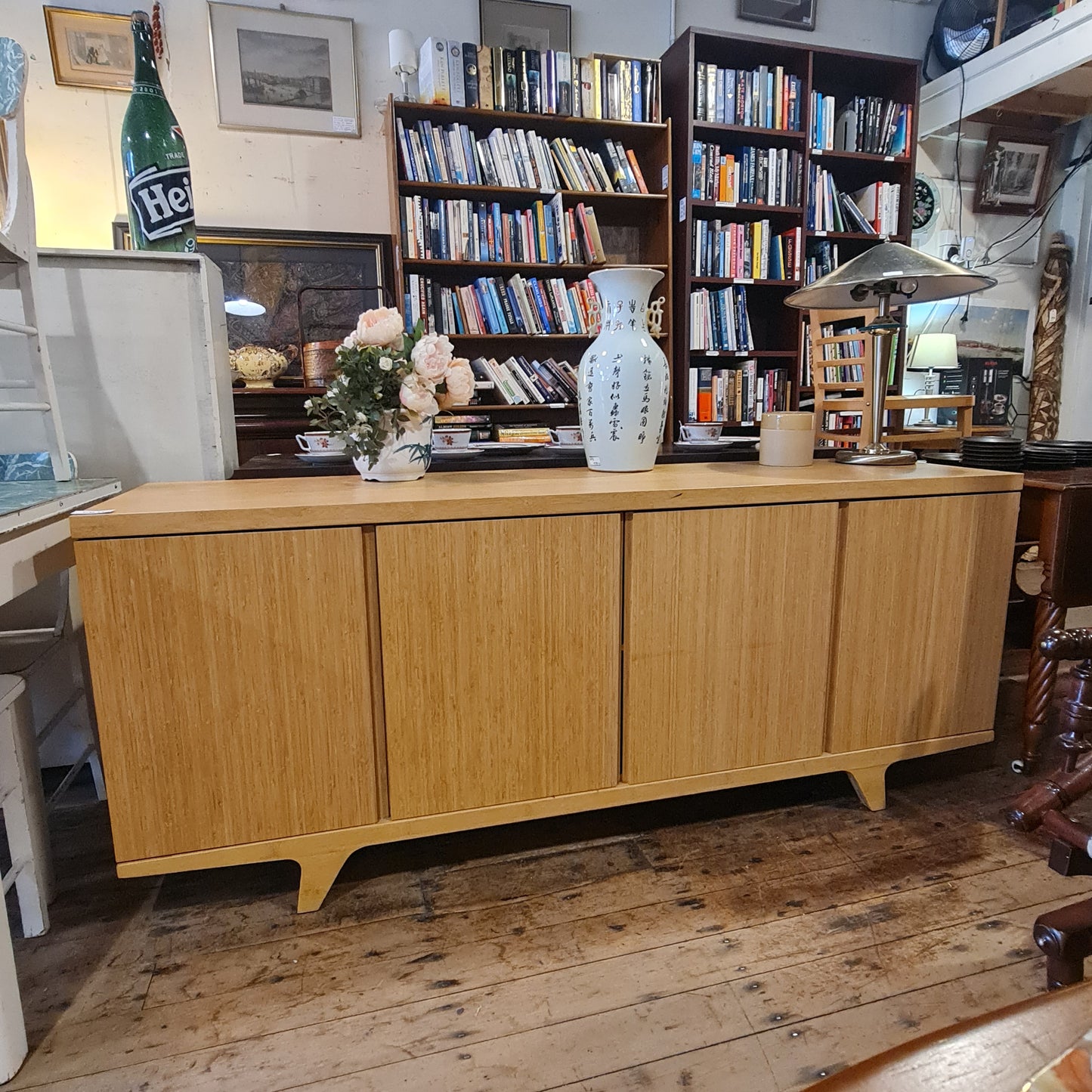 Modern Blondewood Sideboard AV Base