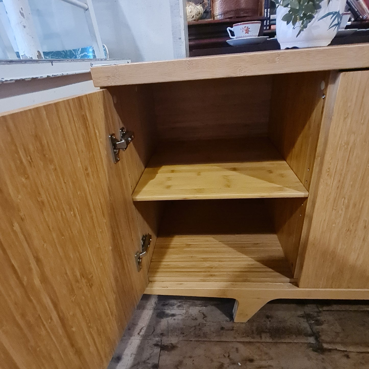 Modern Blondewood Sideboard AV Base