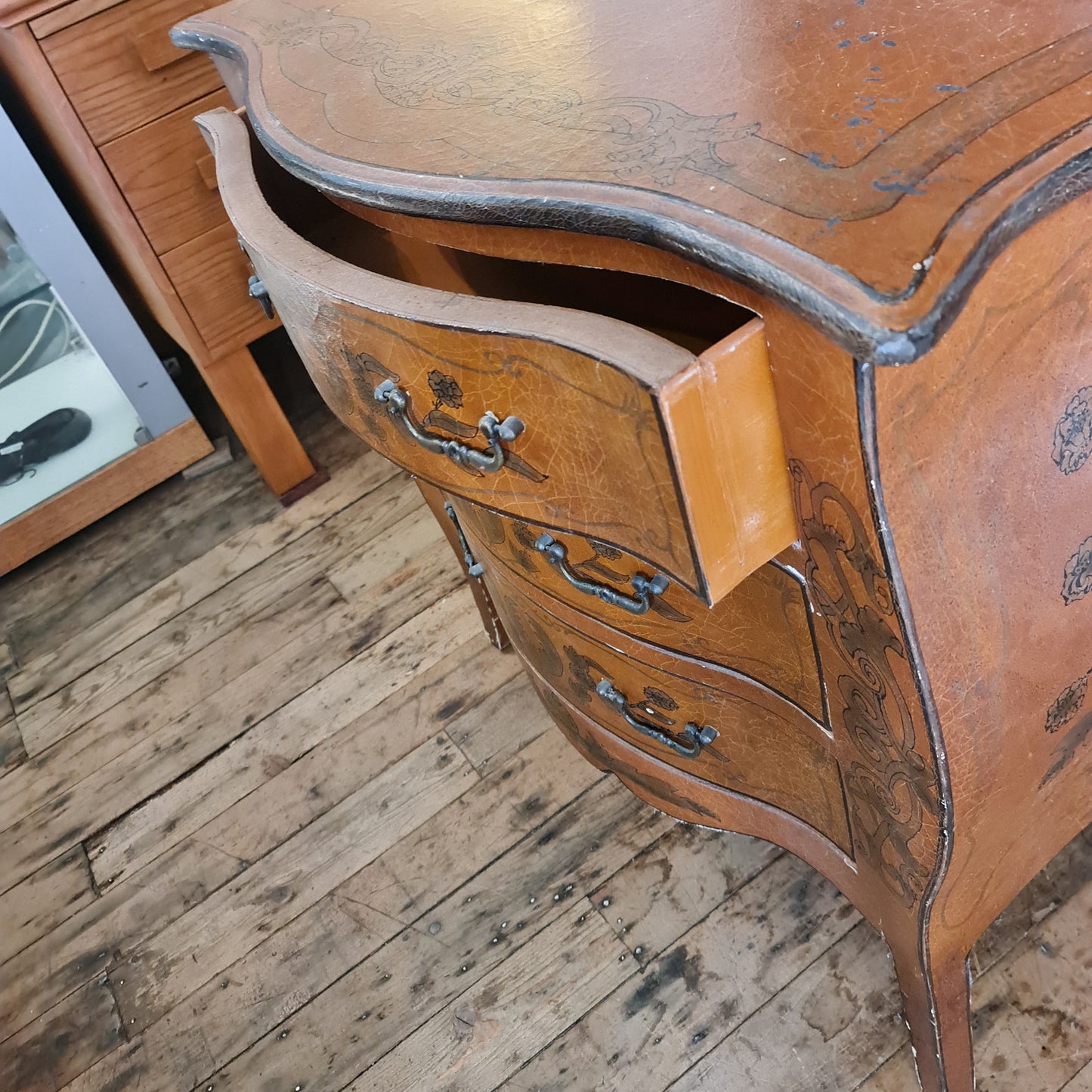 Small Bow Fronted Chest of Drawers
