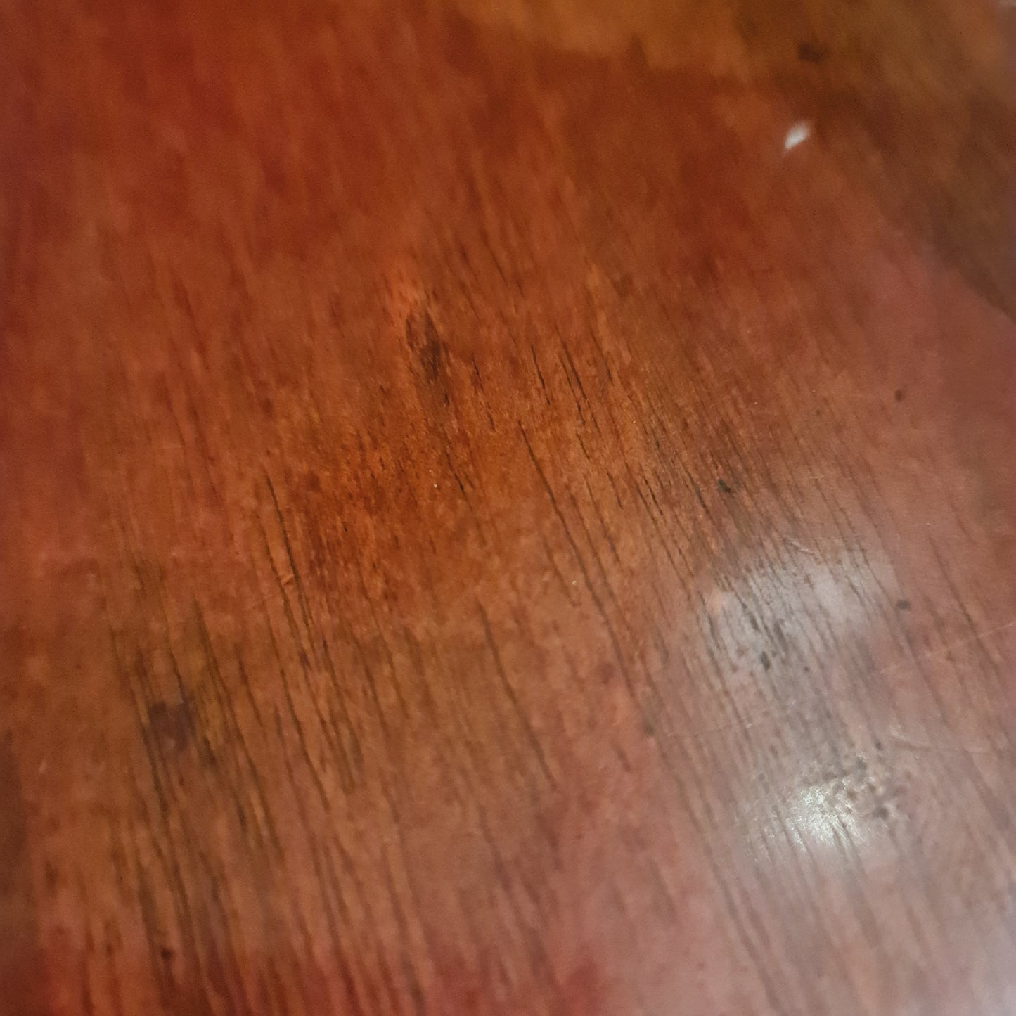 Round Antique Wine Table on a Tripod Base