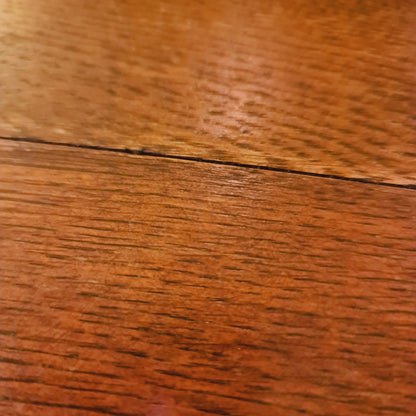 Antique Round Oak Extension Table in The Jacobean Revival Style