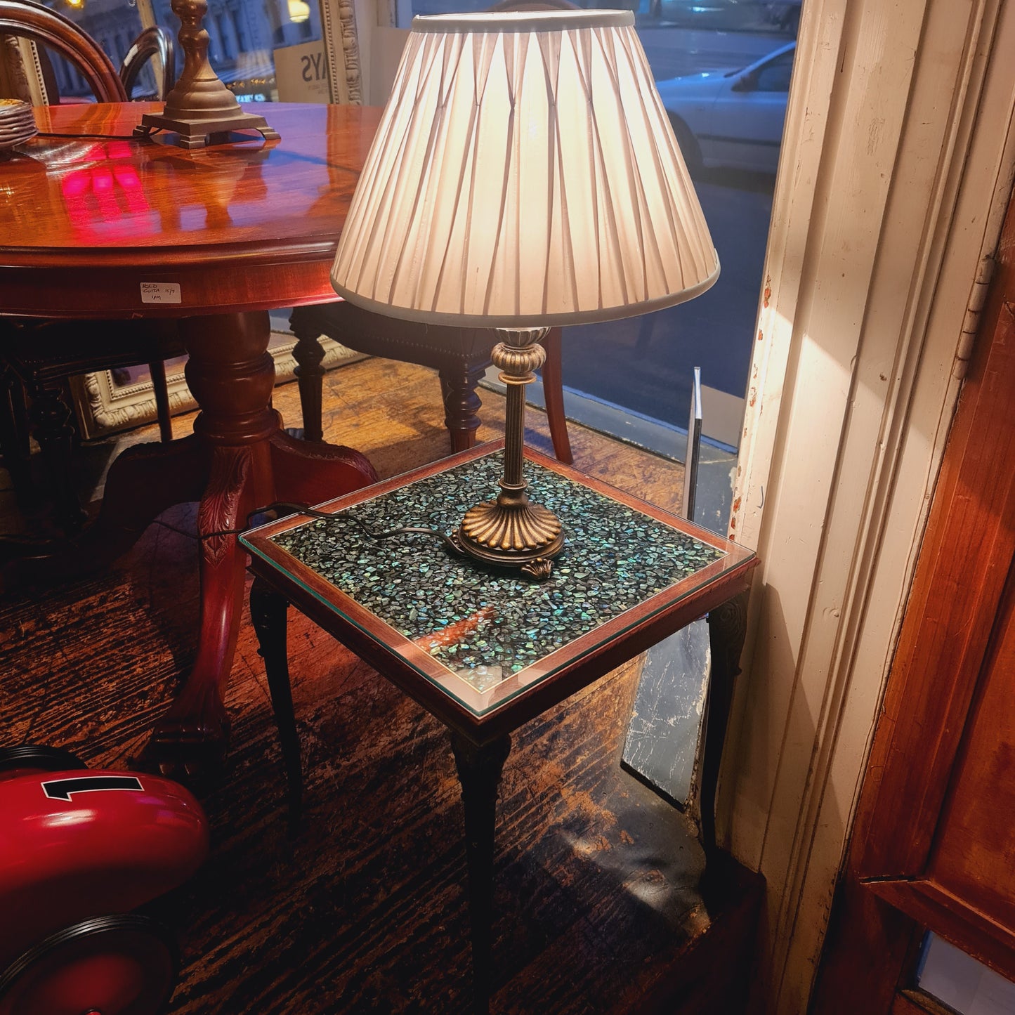 Small Coffee Table with Paua Shell Inlay