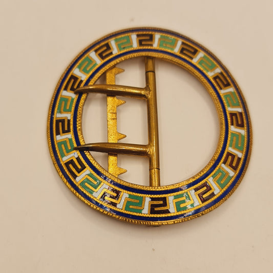 Edwardian Enamel Buckle