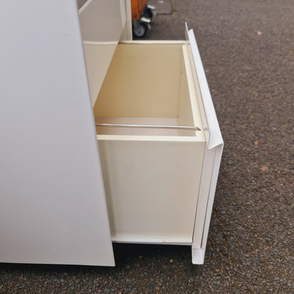 Drawer Unit Folded Steel Aero White