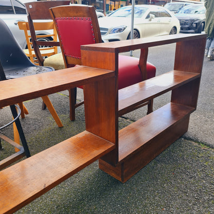 Long Thin and Low Bookshelf Ash Oak
