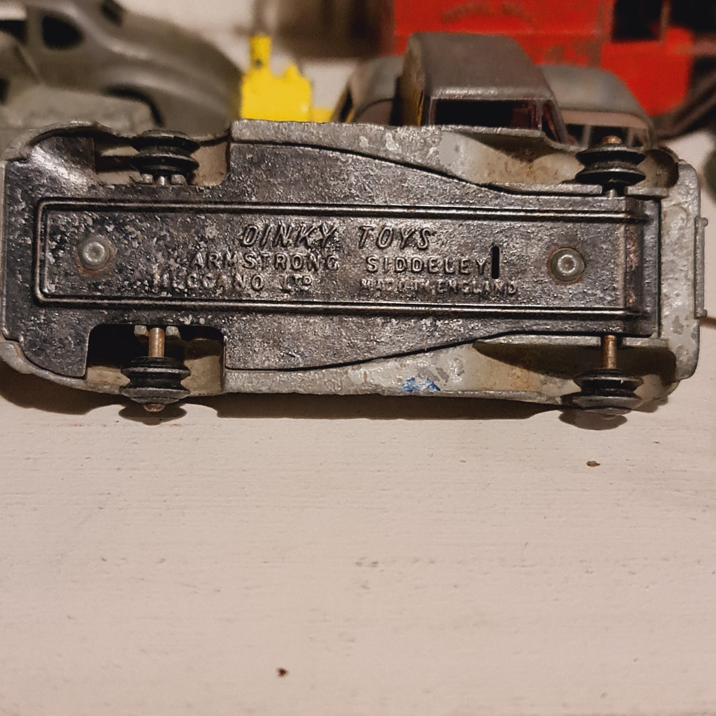 Collection of Die Cast Toy Cars Made in England by Dinky and Meccano