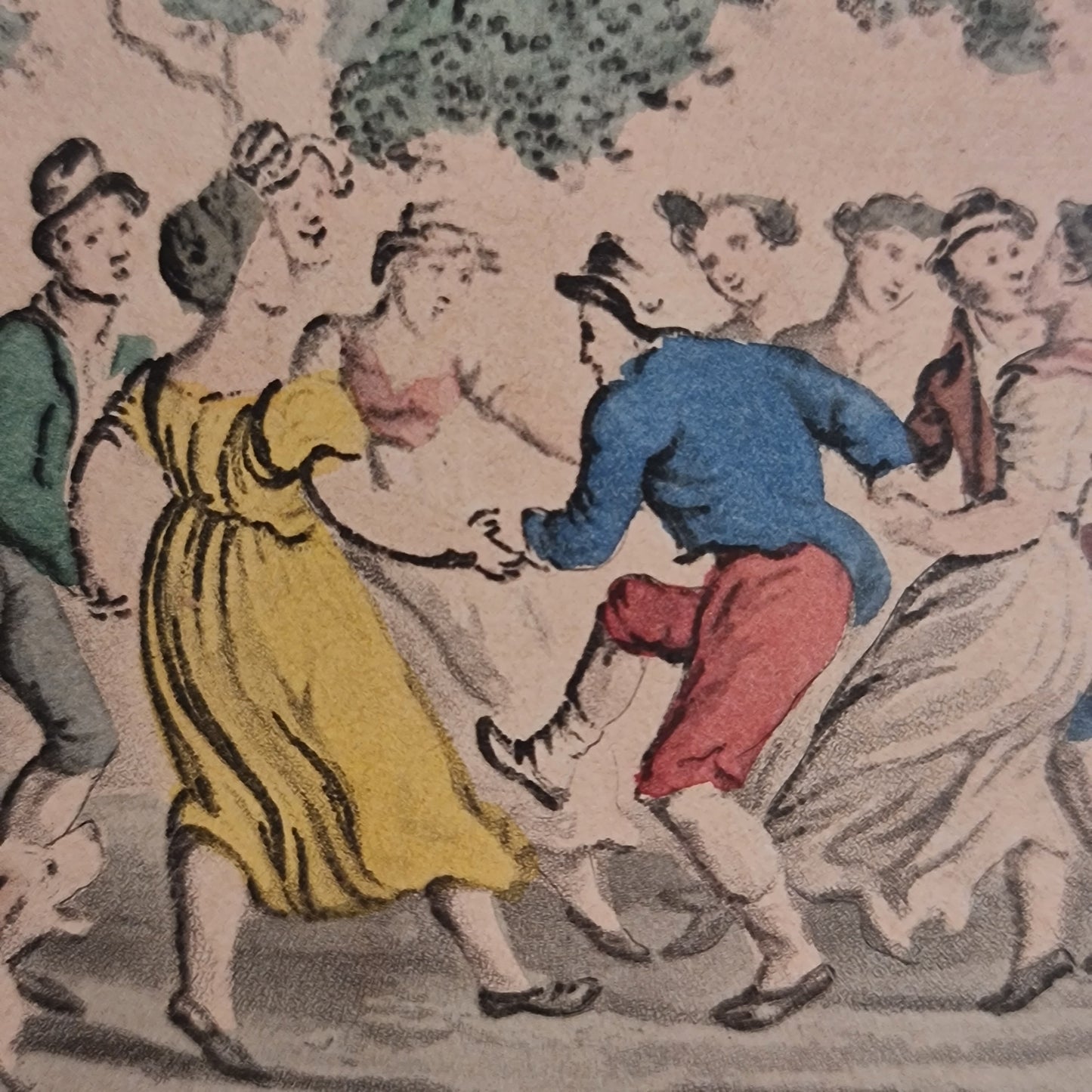 Hand Coloured Engraving Cartoon Thomas Rowlandson