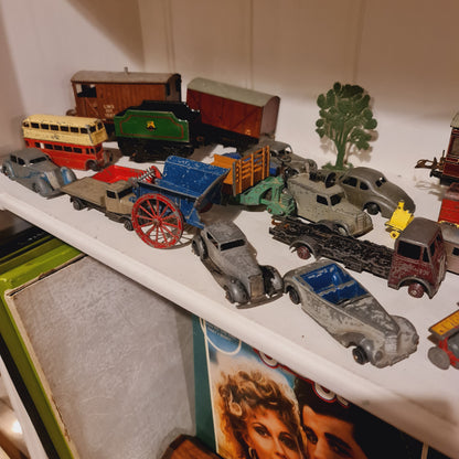 Collection of Die Cast Toy Cars Made in England by Dinky and Meccano