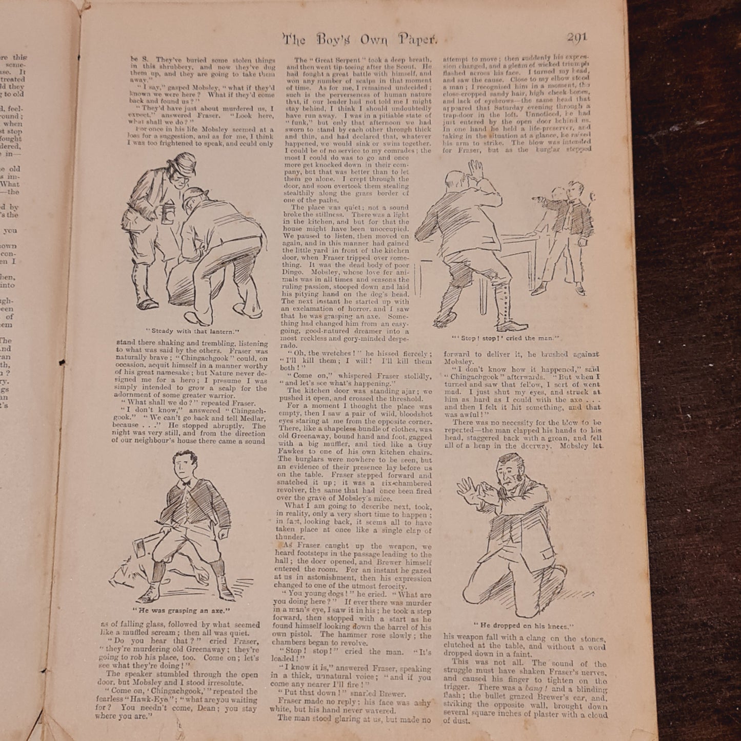 Six Volumes of the Boys Own Paper from the 1890's