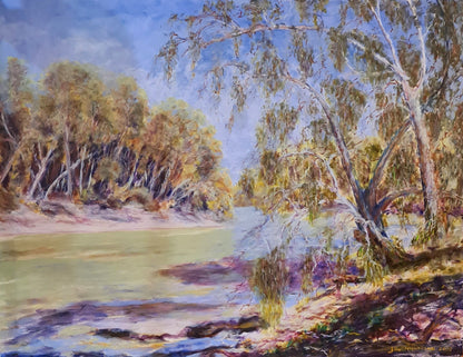 Australian Landscape Original Oil Painting